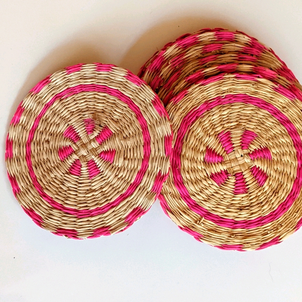 Vintage Peruvian Woven Coasters